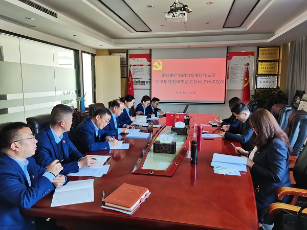 楊曉彬到徽鹽地產(chǎn)六安項目黨支部督導2020年度組織生活會(huì )