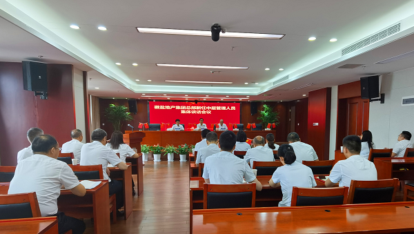 王思軍出席徽鹽地產(chǎn)集團總部新任中層管理人員任前集體談話(huà)會(huì )議