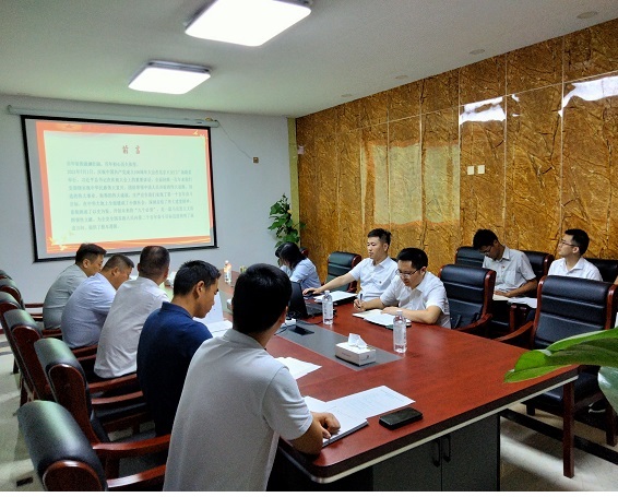 沈時(shí)東督導泗縣項目黨支部黨史學(xué)習教育專(zhuān)題組織生活會(huì )