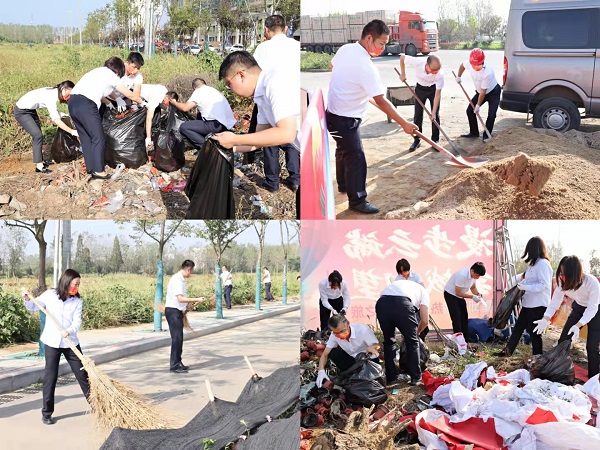 霍邱項目開(kāi)展“衛生大掃除，黨員我先行”主題活動(dòng)